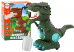 Žaislinis dinozauras su &scaron;viesos ir garso efektais Lean Toys