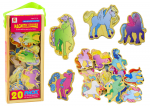 Lean Toys 20 Spalvotų Magnetukų Rinkinys