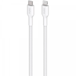Puro Elektrik Puro Fabrik USB-C &ndash; žaibo laidas su MFI 1,2 m &ndash; baltas