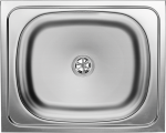 Plieninė virtuvinė plautuvė Kuchinox EKO, SKE_010T, Inox