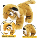 Lean Toys Plu&scaron;inis tigro žaislas 25cm