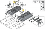 BMW Auk&scaron;tos Slėgio Pompavimo Auslys 5 G30 F90 M5 G11 G12 X5 G05 Originalus 11128071821
