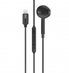 Ausinės Promate MonoPod Ergonomic Mono MFI Certified In-Ear su laidu Earphones Lightning / 1.3m