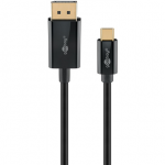 &bdquo;Goobay&ldquo; USB-C&ndash;DisplayPort kabelis, 4K, 60 Hz, 1 m | 75704