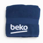 Reklaminis rank&scaron;luostis su BEKO logotipu, mėlynas
