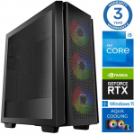 Stacionarus kompiuteris INTOP AQUA i5-14400F 16GB DDR5 500SSD M.2 NVME RTX5060 8GB WIN11Pro (RW53538)