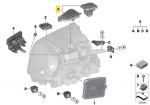 Bmw X1 F48 Lci 2018 2019 Kairysis Led Ženklas Originalus 63119477819