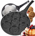 Kiau&scaron;inių ir blynų keptuvė su &scaron;ypsenėlėmis