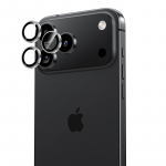 Benks Apsauginis stiklas Glass Warrior Metal Lens Protector telefonui skirtas Apple iPhone 17 Pro/17 Pro Max (objektyvui 3 vnt) juodas