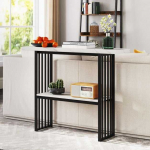 Promotions Konsolinis stalas, 120x29,5x92,5 cm, baltas