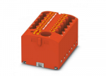 Phoenix Contact 1019549 Paskirstymo blokas PTVFIX 6/12X2.5-NS35A RD, raudona pramoninė jungtis - 12 prijungimo ta&scaron;kų, kurių skerspjūvis 2,5 mm2