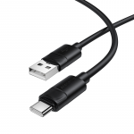Borofone kabelis BX123 Leya - USB to Typ C - 36W 3A 1 m juodas