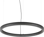 43W LED pakabinamas &scaron;viestuvas CROWN, juodas, 3000K, 365015