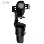 Remax UCHWYT SAM T-PHOX TH-07 Z UCHWYTEM NA KUBEK CUP HOLDER Juodas