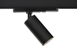 8W LED akcentinis &scaron;viestuvas į 3 fazių bėgelį PIPE, juodas, 2700K, T3986090N