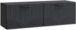 TV staliukas Sieninė TV spintelė Juoda 98 x 31 x 30 cm Apdirbta mediena
