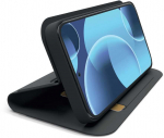 SBS Wallet Smooth dėklas skirtas Xiaomi 17 Pro with Flip – juodos spalvos