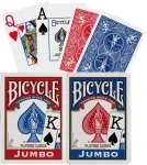 BICYCLE RIDER JUMBO žaidimo kortos &ndash; 2 kaladės