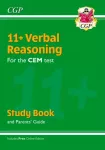 KNYGA Cgp Books 11+ CEM Verbal Reasoning Study Book (with Parents&rsquo; Guide & Online Edition)