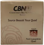 CBN Fard A Paupieres Eyeshadow Palette 62 4 Shades, 5 g