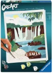 Ravensburger CreArt tapyba 25894, 24x30cm, 20 akrilo dažai, dvigubas teptukas, paletė, lakas, instrukcija