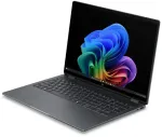Ne&scaron;iojamas kompiuteris HP OmniBook X Flip naujos kartos dirbtinio intelekto stacionarus kompiuteris, 16 colių įstrižainės, 3K procesorius, &bdquo;Touch Core Ultra 7&ldquo;, 356Hz, 32 GB atminties ir 1 TB SSD, &bdquo;Windows 11&ldquo; &ndash; 16-cb0475ngx