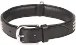 Flamingo DOG COLLAR SEDONA Juodas 47-55CM 37MM