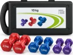 Fitker Vinilinių hantelių rinkinys su lagaminu - 10 kg