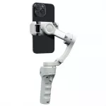 Selencia gimbal stabilizatorius su LED lempute &ndash; i&scaron;manusis sekimas &ndash; trikojis &ndash; &bdquo;Cosy Pilkas&ldquo; spalvos
