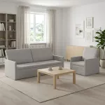 Sofa Sofos komplektas 2 vnt. Debesų pilka Audinys