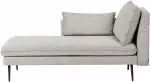 Sofa Beliani De&scaron;ininis pilkas &scaron;ezlongas YERRES