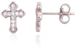 Diamond Sky Jewelry Sidabriniai auskarai-vinukai su cirkoniais &bdquo;Cathedral&ldquo;