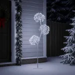 S formos LED kalėdinė eglutė Balta 18 x 18 x 120 cm Plienas