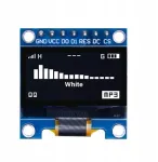 Oled ekranas 128x64 0,96" baltas I2c Spi Ssd1306
