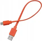 Automagnetola Caliber Jbl K105 greito įkrovimo usb laidas garsiakalbiui oranžinis 25 cm