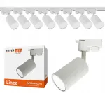 Led bėginis &scaron;viestuvas lempai 8x Gu10 + 2m bėgis Superled