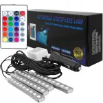 Safego Rgb Led ap&scaron;vietimas automobilio interjerui
