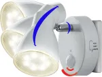 Trango Milo 2635-016 led naktinė lemputė su judesio ir prieblandos jutikliu, balta, 4 w apsauginė lemputė 230 v, lizdinė lempa, sieninė lempa, orientacinė lemputė, naktinė lempa, lizdinė lemputė