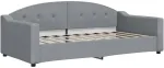 Lova Sofa, &scaron;viesiai pilkos spalvos, 90x190cm, audinys
