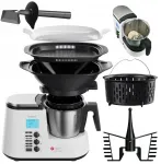 Garų puodas First Austria Virtuvinis kombainas Silvercrest Monsieur Cuisine Plus 2,2 l