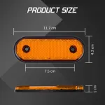 Safego Geltoni Led Posūkių Žibintai 24v (20 Led) - Sunkvežimiams ir Priekaboms