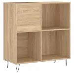 Vinilinė plok&scaron;telė Vinilinių plok&scaron;telių spintelė, ąžuolo, 84,5x38x89cm, mediena