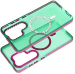 Dėklas na Samsung A36 / A37 Forcell F-Protect Vivid Premium zgodne su MagSafe žalia 0INT