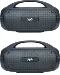 2 ne&scaron;iojamų garsiakalbių rinkinys PNI FunBox BT600, susiejimas per Bluetooth su stereofoninio garso funkcija, 65W, IPX4