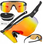 Sportiniai dviračių akiniai Gog E507-2 Argo C su didele fotochromine linze