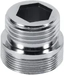Riuty lengvai montuojamas aeratoriaus adapteris, 1 vnt. 4 dydžių 22 mm 24 mm g1 / 2 virtuvės vario vandens filtro mai&scaron;ytuvo aeratoriaus adapterio priedai (nuo 24 mm iki 15 mm)
