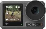 Dji Osmo Action 3 Standard Combo - veiksmo kamera su 4k Hdr ir itin plačiu matymo lauku, 10 bitų spalvų gyliu, Horizonsteady, atspari vandeniui, &scaron;alčiui ir patvari, Vlog kamera, skirta Youtube