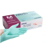 Santex GD20G Nitriflex Žalias - vienkartinės nitrilo pir&scaron;tinės, žalios, 3.5g (100vnt.) - L