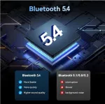 Bluetooth 5.4 adapteris, Bluetooth raktas kompiuteriui (edr & Ble) Usb Bluetooth dongle Plug & Play kompiuteriui, ne&scaron;iojamam kompiuteriui, palaiko Windows 11/10/8.1/7 (juodas-5.42)