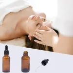 Enadvd 12 x 30 ml rudos spalvos stiklinis buteliukas su stiklinėmis pipetėmis-la&scaron;intuvais, tu&scaron;ti stikliniai buteliukai mėginiams, skirti kvepalams ir eterinių aliejų aromaterapiniams mi&scaron;iniams (12 vnt.)